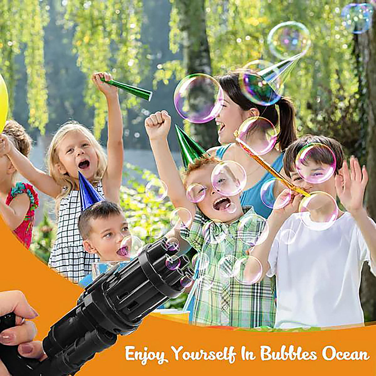 Automatic Bubble Water Gun For Kids