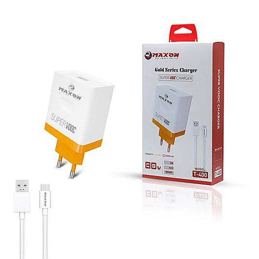 Maxon T-400 Super Vooc Charger 80w Output