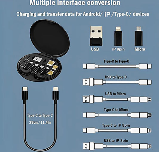5 In 1 Data Cable Set All Solutions In One