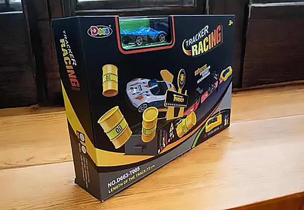 Tracker Racing Set 360 Degrees Rotation Car Track