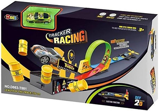 Tracker Racing Set 360 Degrees Rotation Car Track